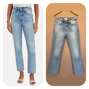 {FRAME Denim} Heritage Le Sylvie Slender Straight Jeans in Light Blue Wash - 27